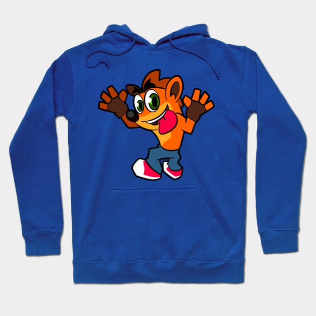 Crash Bandicoot Hoodie by lolo_aburto